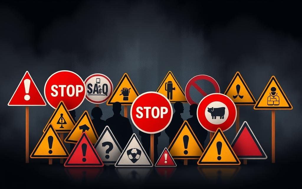 sinais de alerta TCC online